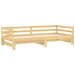 Pat extensibil de zi, 2x(90x200) cm, lemn masiv de pin - WALTI WALTI