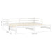 Pat extensibil de zi, 2x(90x200) cm, alb, lemn masiv de pin - WALTI WALTI