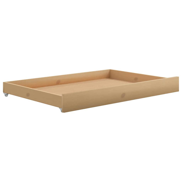 Pat extensibil de zi, 2x(90x200)cm, maro miere, lemn masiv pin WALTI