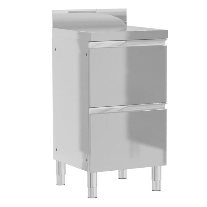 Dulapuri de bucătărie comerciale, 3 buc., oțel inoxidabil - WALTI WALTI