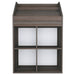 Raft reviste copii gri/stejar sonoma 71x30x114cm lemn prelucrat - WALTI WALTI