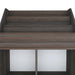 Raft reviste copii gri/stejar sonoma 71x30x114cm lemn prelucrat - WALTI WALTI