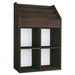 Raft reviste copii, stejar afumat, 71x30x114 cm, lemn prelucrat - WALTI WALTI
