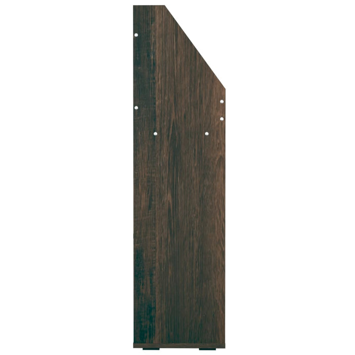 Raft reviste copii, stejar afumat, 71x30x114 cm, lemn prelucrat - WALTI WALTI