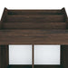 Raft reviste copii, stejar afumat, 71x30x114 cm, lemn prelucrat - WALTI WALTI