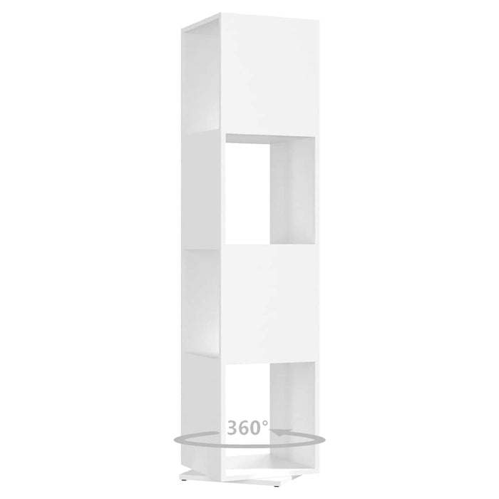 Dulap rotativ, alb, 34,5x34,5x147,5 cm, lemn prelucrat WALTI