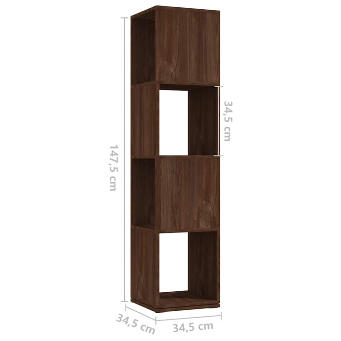 Dulap rotativ, stejar maro, 34,5x34,5x147,5 cm, lemn prelucrat WALTI