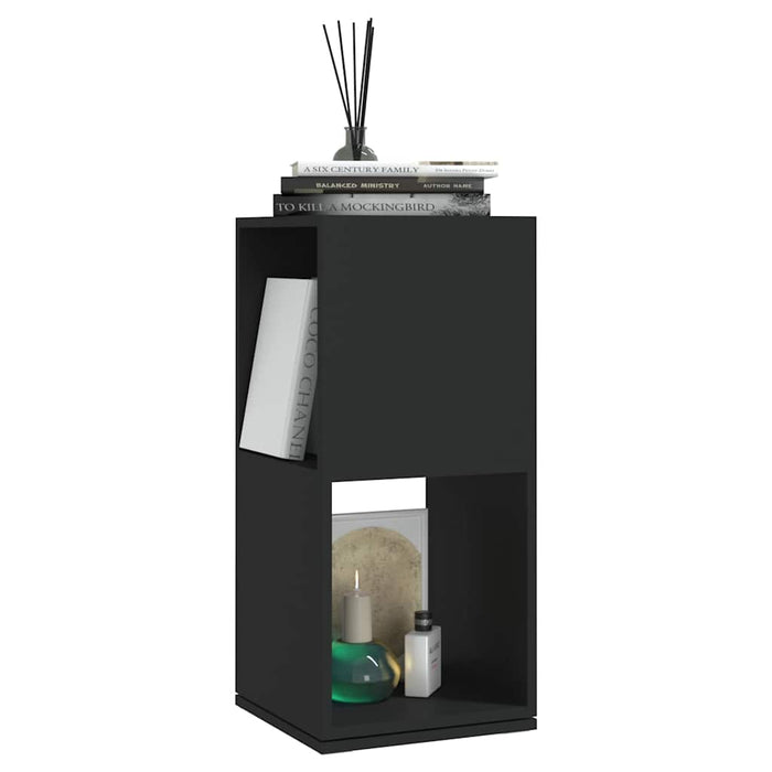Dulap rotativ, negru, 34,5x34,5x75,5 cm, lemn prelucrat WALTI
