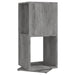 Dulap rotativ, gri beton, 34,5x34,5x75,5 cm, lemn prelucrat - WALTI WALTI