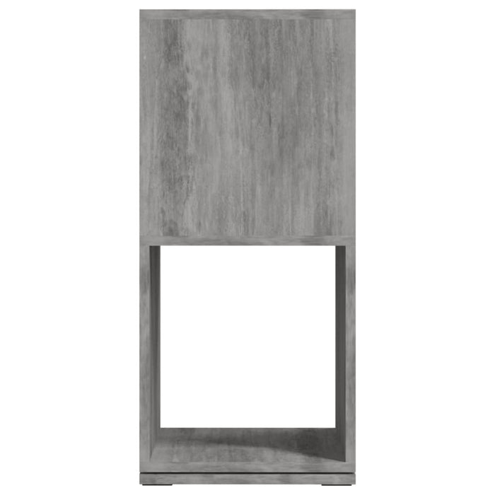 Dulap rotativ, gri beton, 34,5x34,5x75,5 cm, lemn prelucrat - WALTI WALTI