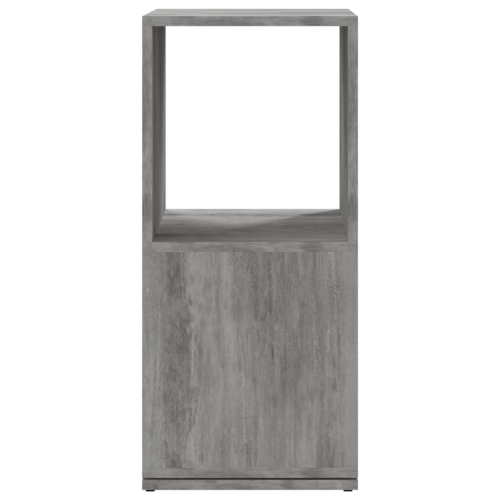 Dulap rotativ, gri beton, 34,5x34,5x75,5 cm, lemn prelucrat - WALTI WALTI