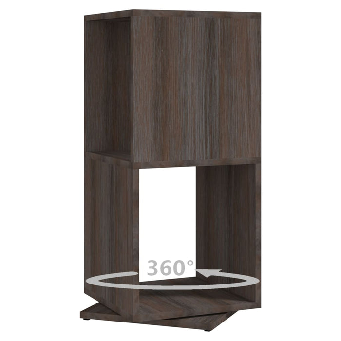 Dulap rotativ, gri și stejar sonoma, 34,5x34,5x75,5 cm, PAL - WALTI WALTI