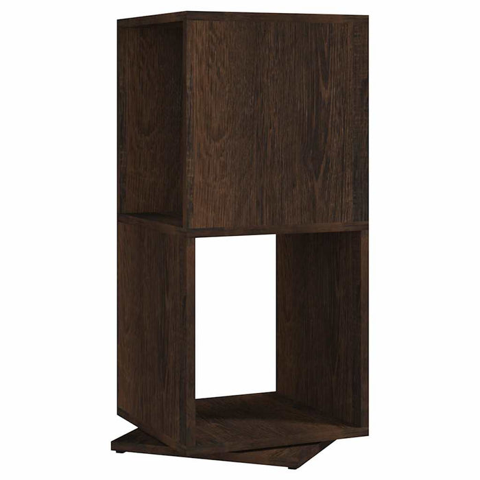 Dulap rotativ, stejar afumat 34,5x34,5x75,5 cm, lemn prelucrat WALTI