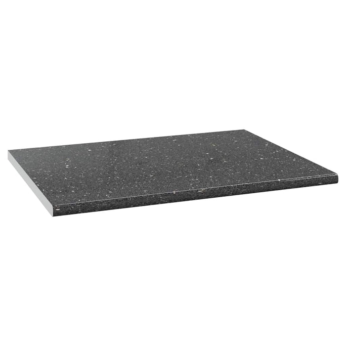 Blat bucătărie negru textură granit 80x60x2,8 cm lemn prelucrat WALTI