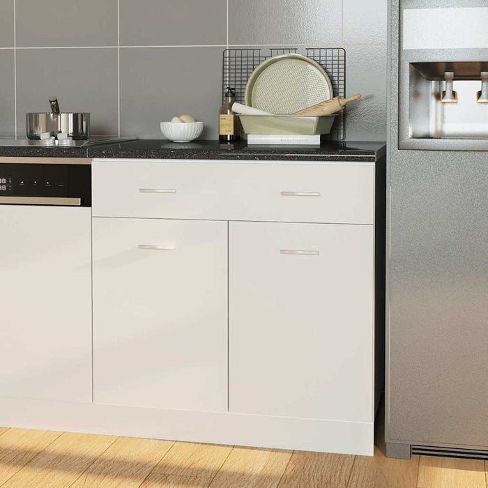 Blat bucătărie negru textură granit 80x60x2,8 cm lemn prelucrat WALTI