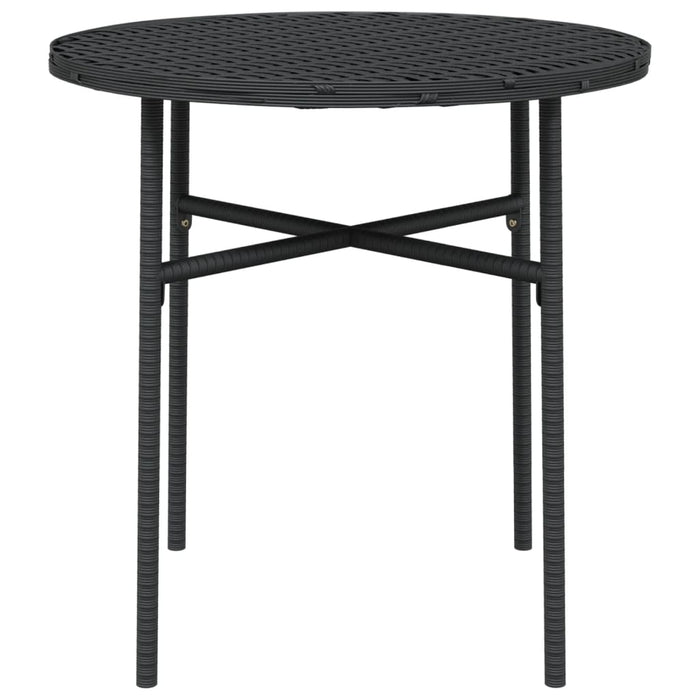 Măsuță de ceai, negru, 45 cm, poliratan - WALTI WALTI