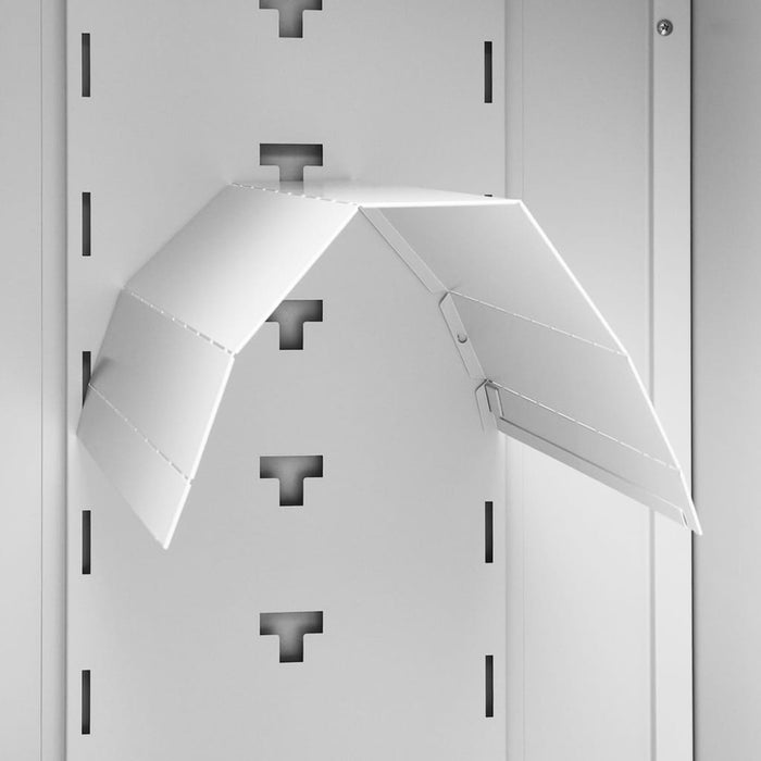 Dulap pentru șa, gri deschis, 53x53x140 cm, oțel - WALTI WALTI