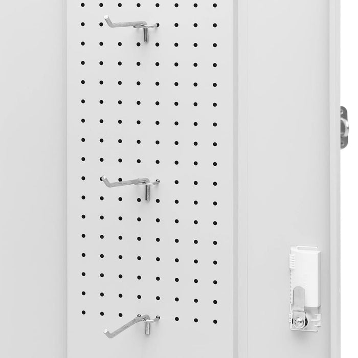 Dulap pentru șa, gri deschis, 53x53x140 cm, oțel - WALTI WALTI