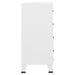 Dulap cu sertare industrial, alb, 78x40x93 cm, metal - WALTI WALTI