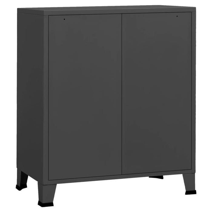 Dulap cu sertare industrial, antracit, 78x40x93 cm, metal - WALTI WALTI