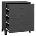 Dulap cu sertare industrial, antracit, 78x40x93 cm, metal - WALTI WALTI