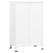 Dulap industrial de depozitare, alb, 70x40x115 cm, metal - WALTI WALTI