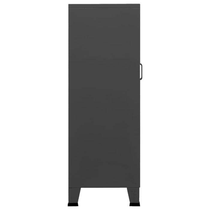 Dulap industrial de depozitare, antracit, 70x40x115 cm, metal - WALTI WALTI