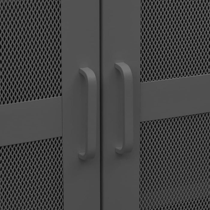 Dulap industrial de depozitare, antracit, 70x40x115 cm, metal - WALTI WALTI