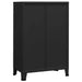 Dulap industrial de depozitare, negru, 75x40x115 cm, metal - WALTI WALTI