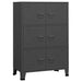 Dulap industrial de depozitare, antracit, 75x40x115 cm, metal - WALTI WALTI