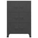 Dulap industrial de depozitare, antracit, 75x40x115 cm, metal - WALTI WALTI