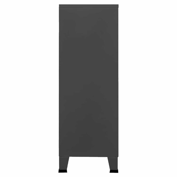 Dulap industrial de depozitare, antracit, 75x40x115 cm, metal - WALTI WALTI