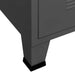 Dulap industrial de depozitare, antracit, 75x40x115 cm, metal - WALTI WALTI