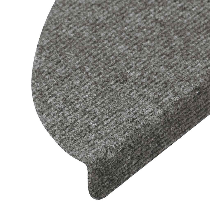 Covorașe scări autoadezive, 15 buc., gri, 56x17x3 cm - WALTI WALTI
