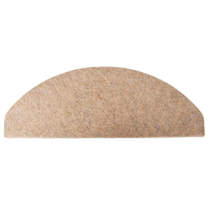 Covorașe scări autoadezive, 15 buc., bej, 65x22,5x3,5 cm - WALTI WALTI