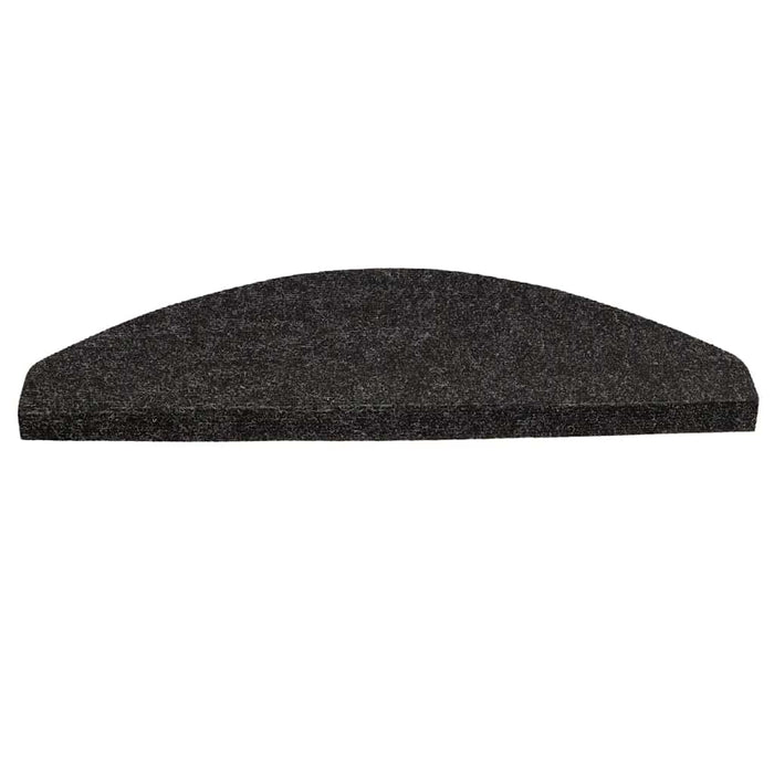 Covorașe scări autoadezive, 15 buc., antracit, 65x22,5x3,5 cm - WALTI WALTI