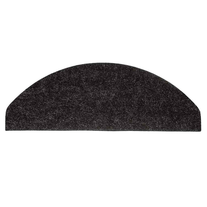 Covorașe scări autoadezive, 15 buc., antracit, 65x22,5x3,5 cm - WALTI WALTI