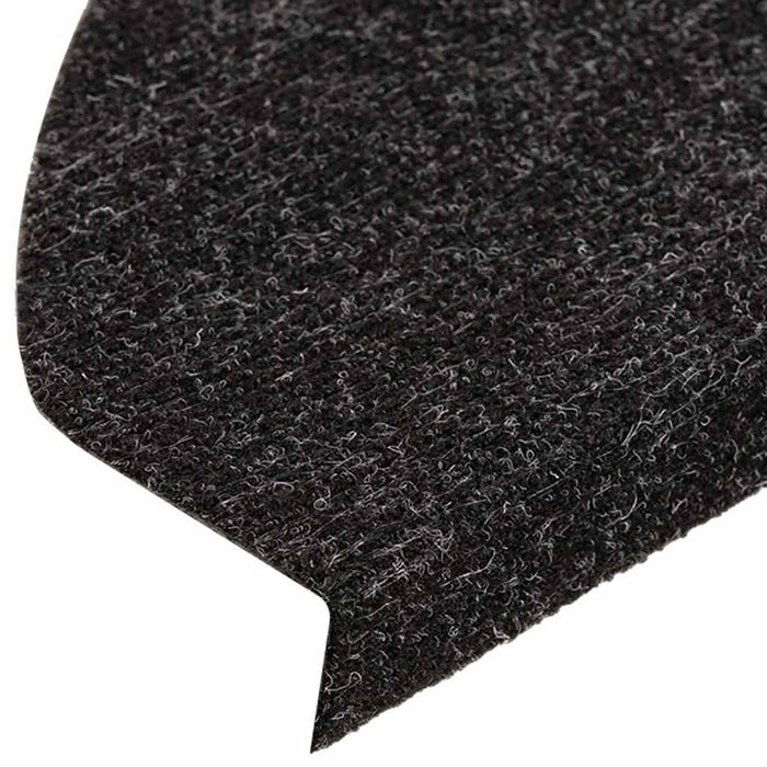 Covorașe scări autoadezive, 15 buc., antracit, 65x22,5x3,5 cm - WALTI WALTI