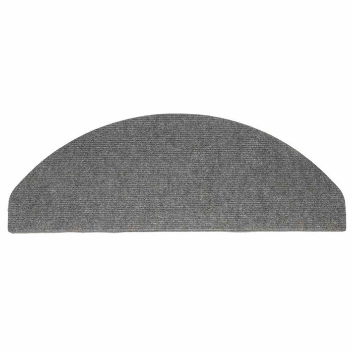 Covorașe scări autoadezive, 15 buc., gri, 65x22,5x3,5 cm - WALTI WALTI