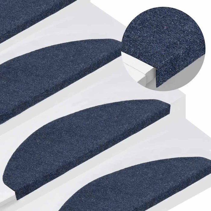 Covorașe scări autoadezive, 15 buc., albastru, 65x22,5x3,5 cm - WALTI WALTI
