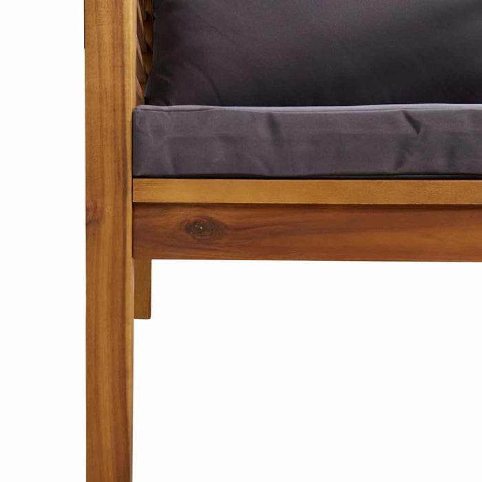 Set mobilier de grădină cu perne, 5 piese, lemn masiv acacia - WALTI WALTI