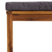 Set mobilier de grădină cu perne, 3 piese, lemn masiv de acacia - WALTI WALTI