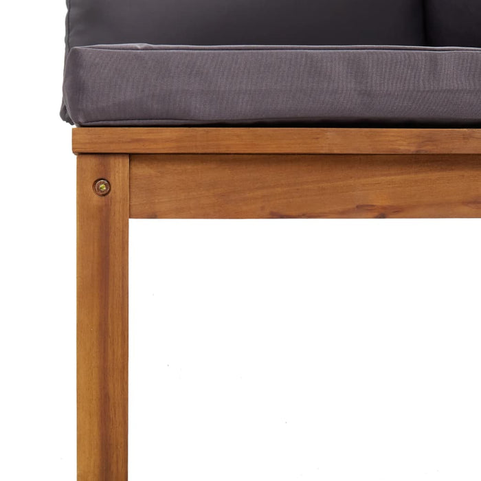 Set mobilier grădină cu perne, 7 piese, lemn masiv de acacia - WALTI WALTI