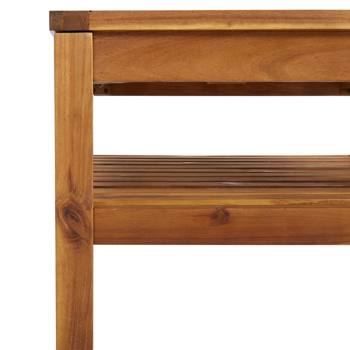 Set mobilier grădină cu perne crem, 5 piese, lemn masiv acacia - WALTI WALTI