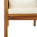 Set mobilier grădină cu perne crem, 6 piese, lemn masiv acacia - WALTI WALTI