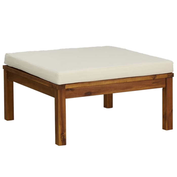 Set mobilier grădină cu perne crem, 8 piese, lemn masiv acacia - WALTI WALTI