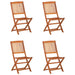 Set mobilier de grădină, 5 piese, lemn masiv de acacia - WALTI WALTI