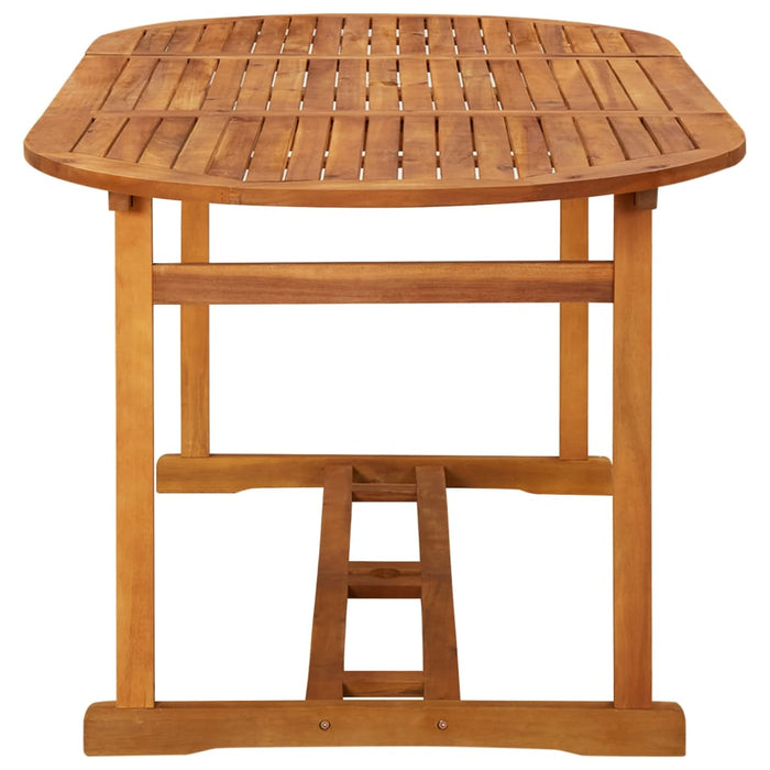 Set mobilier de grădină 7 piese 180x90x75 cm, lemn masiv acacia WALTI