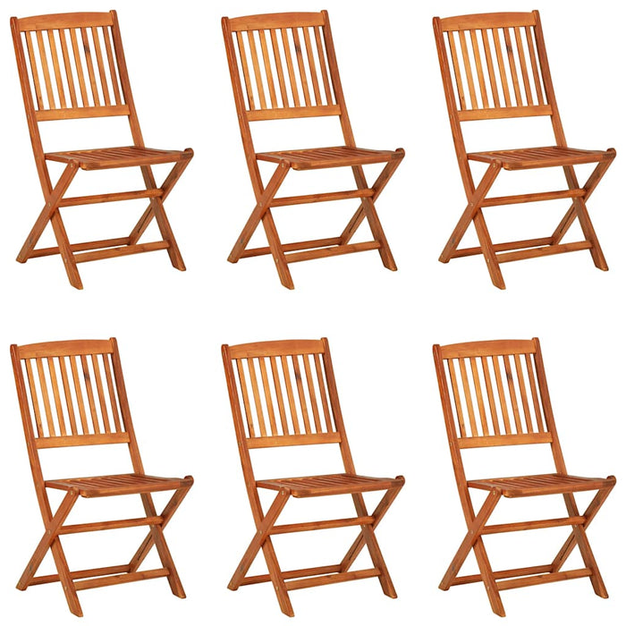 Set mobilier de grădină 7 piese 180x90x75 cm, lemn masiv acacia - WALTI WALTI