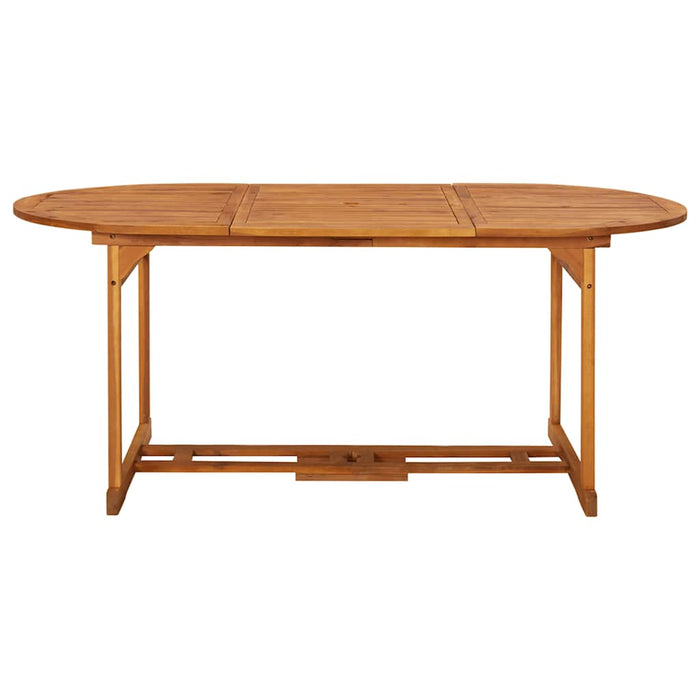 Set mobilier de grădină 7 piese 180x90x75 cm, lemn masiv acacia - WALTI WALTI